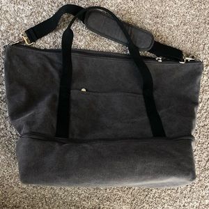 LO & SONS Catalina Deluxe Small Midnight Ash Grey Women's Weekender Bag